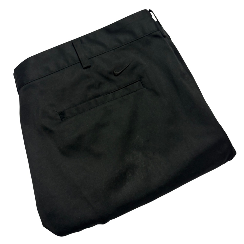 Nike Golf Dri-FIT Mens Black Performance‎ Pants 40x32 472532-010 Flat Front